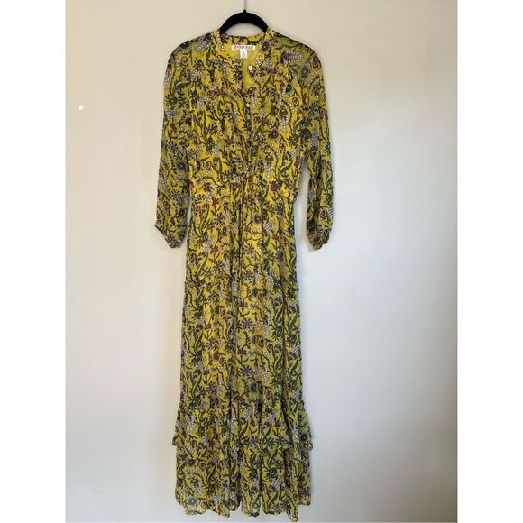 Banjanan Long Sleeve Maxi Dress - Picture 1 of 10
